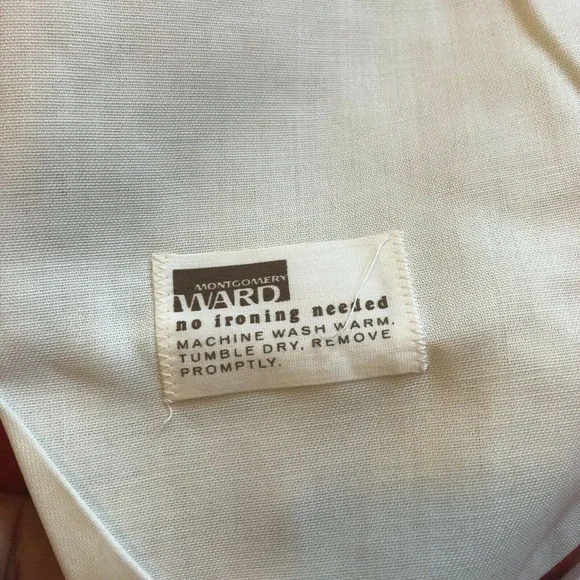 Montgomery Ward vintage work pants flannel lined new NWT. mens 44/29 blue
